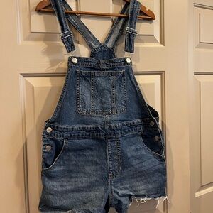 Vintage style women’s denim overalls